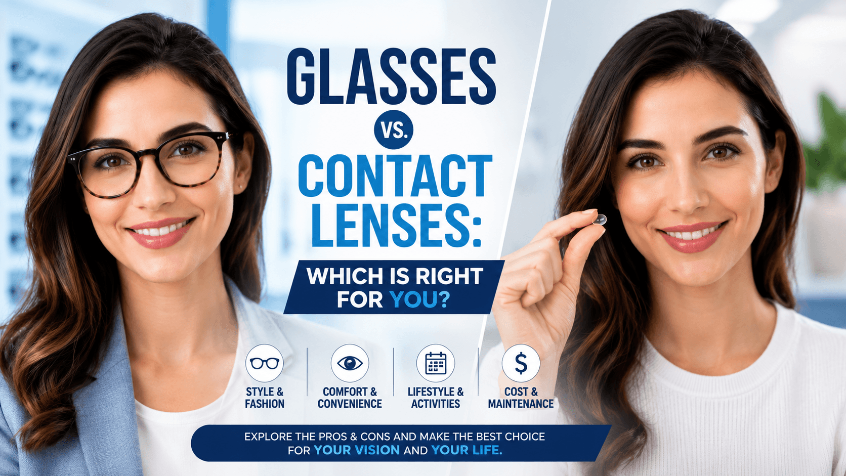 Glasses vs. Contact Lenses: Which Is Right for You?