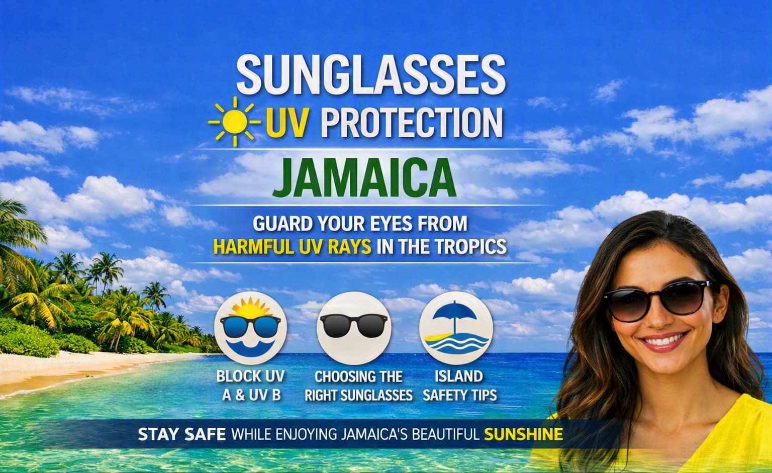 Sunglasses & UV Protection: Choosing the Right Sunglasses for Jamaica’s Sun
